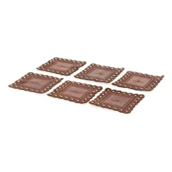 CASA Set Aus 6 Quadratischen Untersetzern