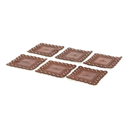 CASA Set Aus 6 Quadratischen Untersetzern